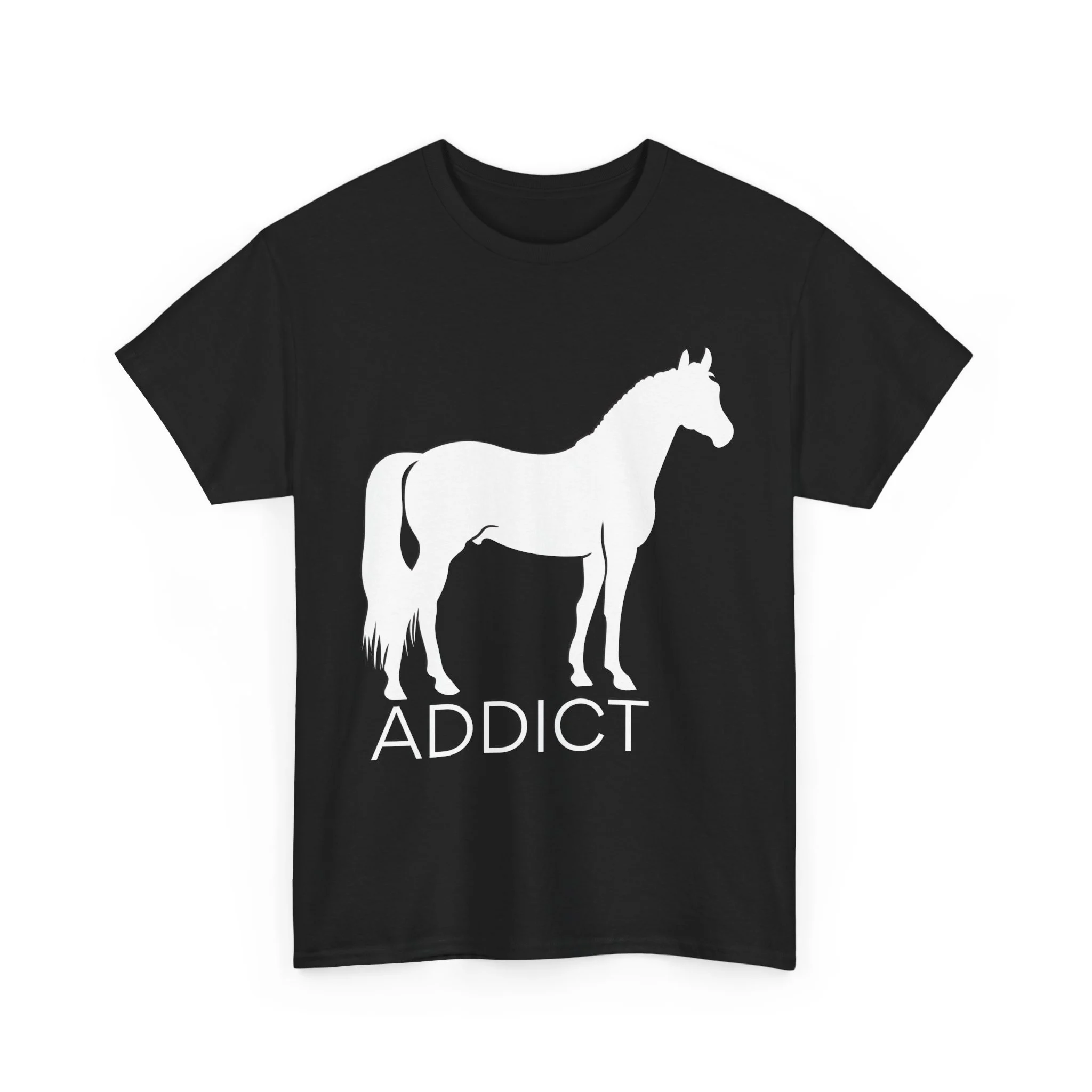 Horse Lover Cotton Tee, Equestrian Gift, Horse Riding Shirt, Animal Enthusiast Top, Equine Apparel, Horseback Riding Tee - Image 3