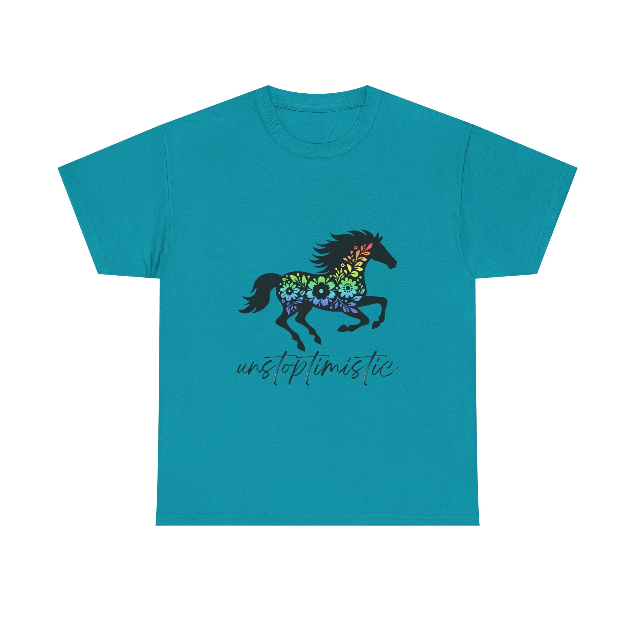 Unstoptimistic Unisex Tee, Cotton Tshirt, Equestrian Lover Gift, Horse Quote Shirt, Farm Animal Graphic T-Shirt - Image 13