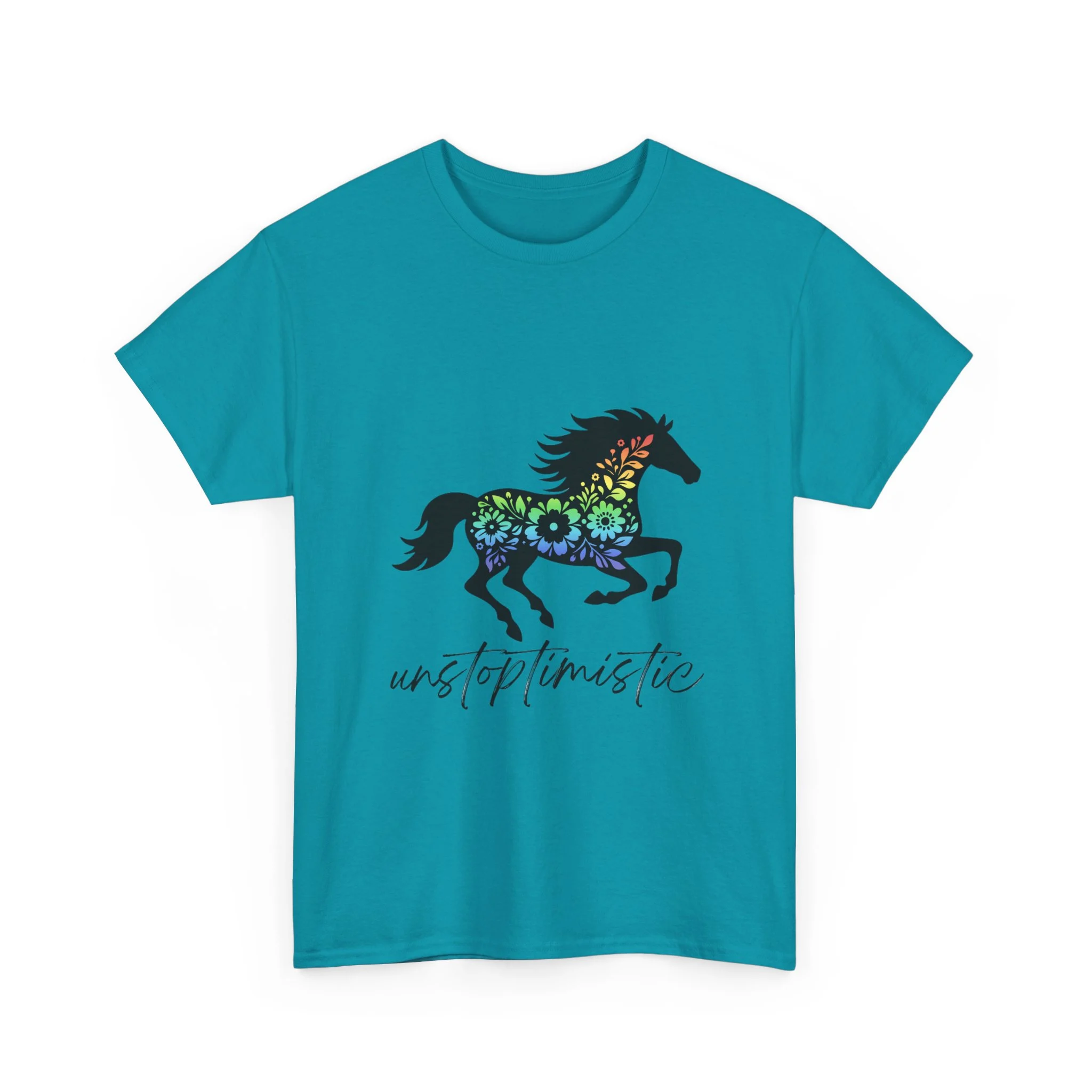 Unstoptimistic Unisex Tee, Cotton Tshirt, Equestrian Lover Gift, Horse Quote Shirt, Farm Animal Graphic T-Shirt - Image 15