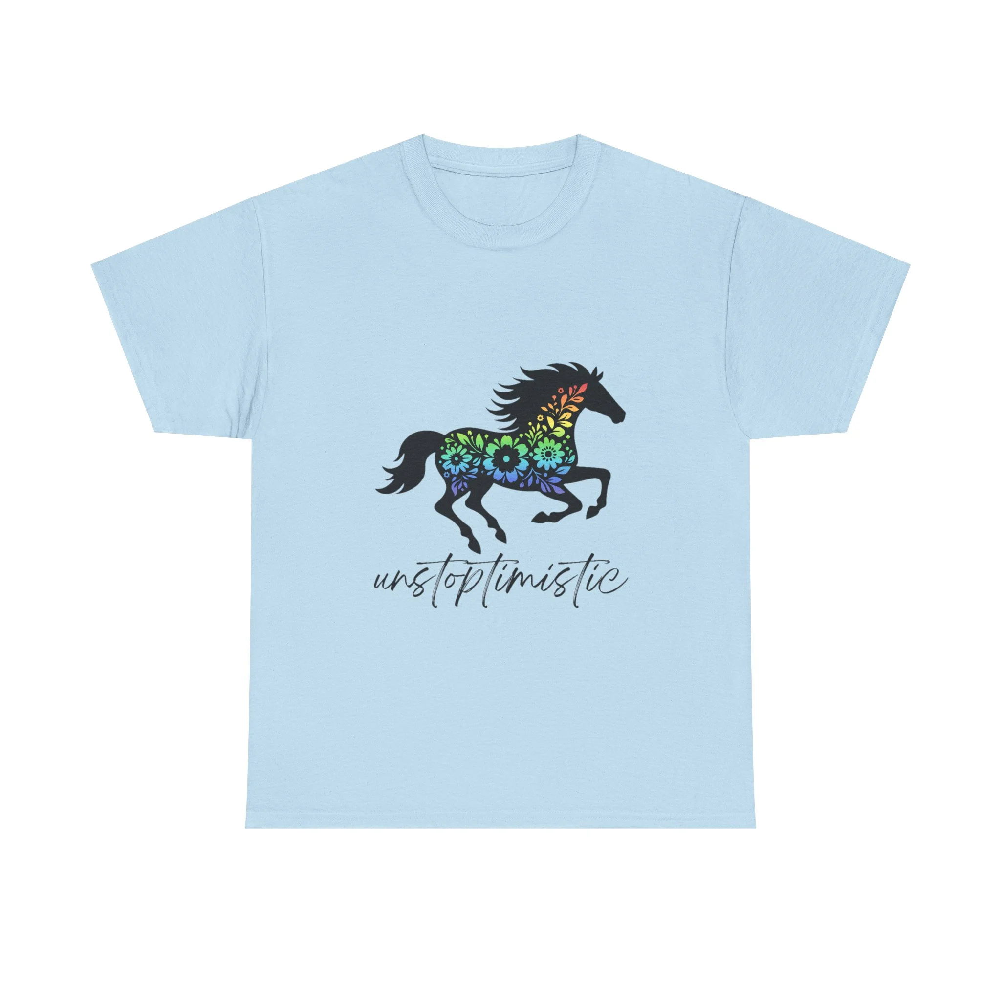 Unstoptimistic Unisex Tee, Cotton Tshirt, Equestrian Lover Gift, Horse Quote Shirt, Farm Animal Graphic T-Shirt - Image 21