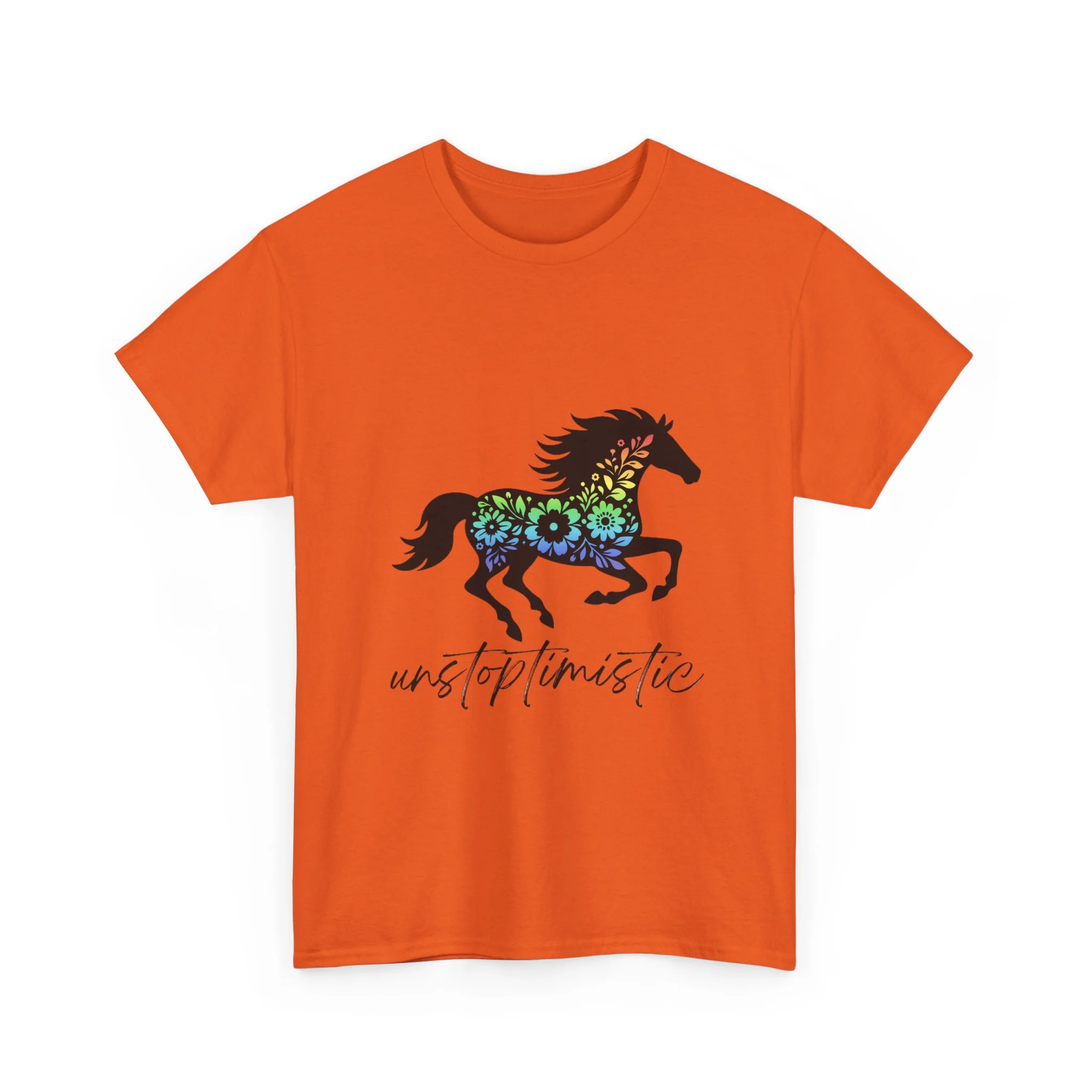 Unstoptimistic Unisex Tee, Cotton Tshirt, Equestrian Lover Gift, Horse Quote Shirt, Farm Animal Graphic T-Shirt - Image 7