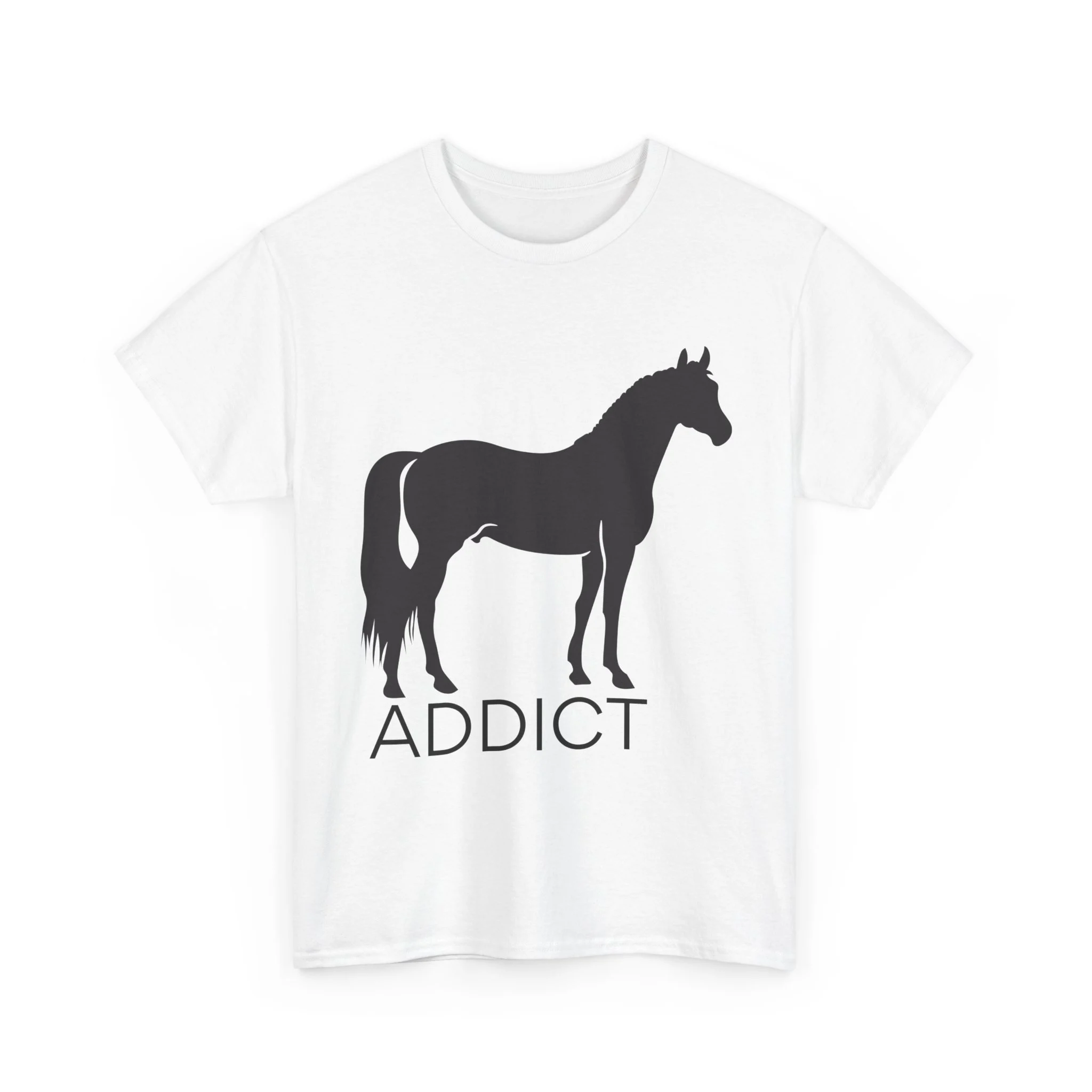 Horse Lover Cotton Tee, Equestrian Gift, Horse Riding Shirt, Animal Enthusiast Top, Equine Apparel, Horseback Riding Tee - Image 3