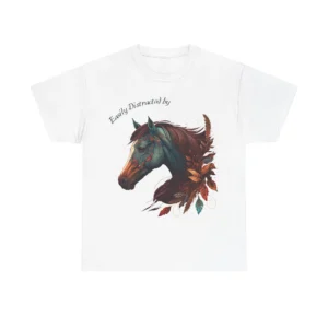 Easily Distracted by Horses Cotton Tee