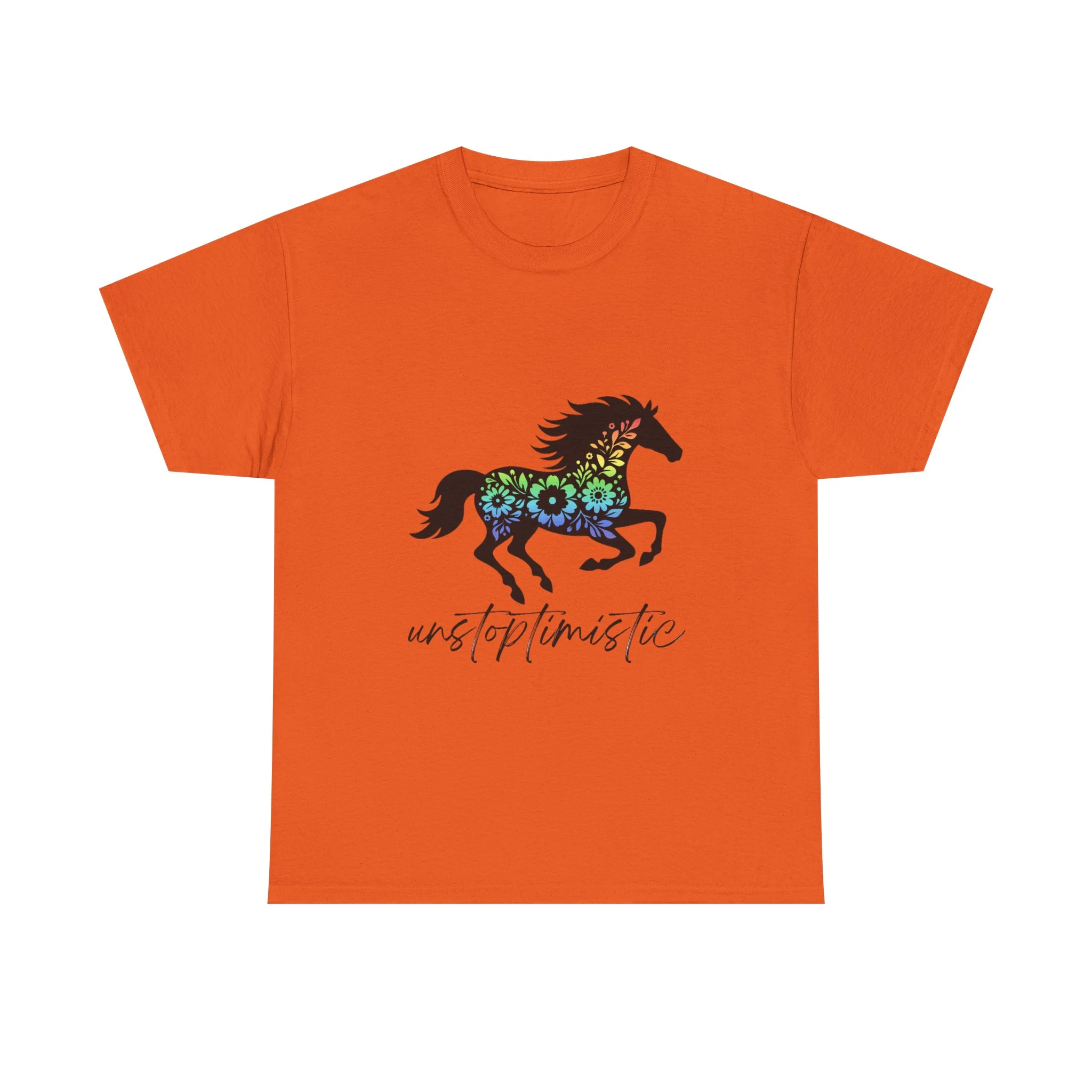 Unstoptimistic Unisex Tee, Cotton Tshirt, Equestrian Lover Gift, Horse Quote Shirt, Farm Animal Graphic T-Shirt - Image 5