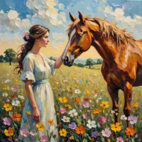 gentle healing horse touch