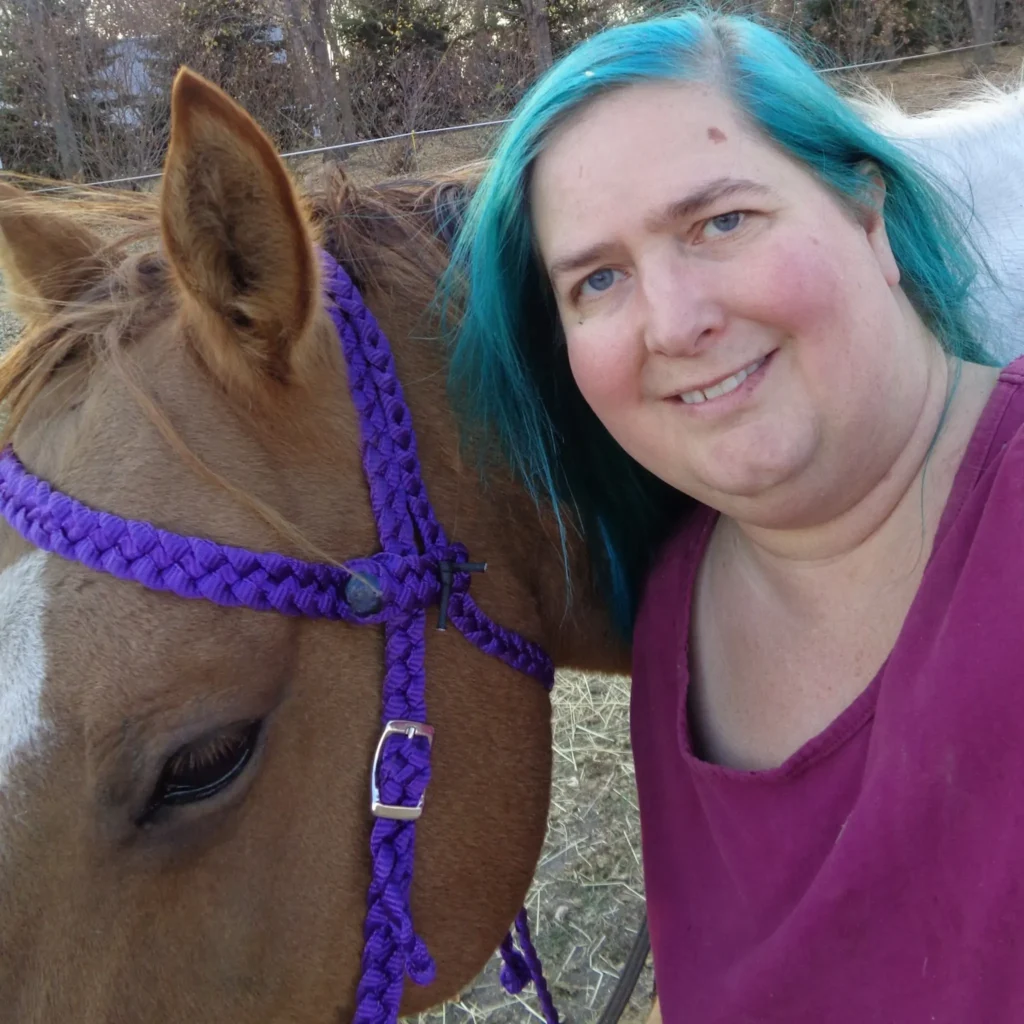 Diana Kelley, barn manager Healing Horse Touch
