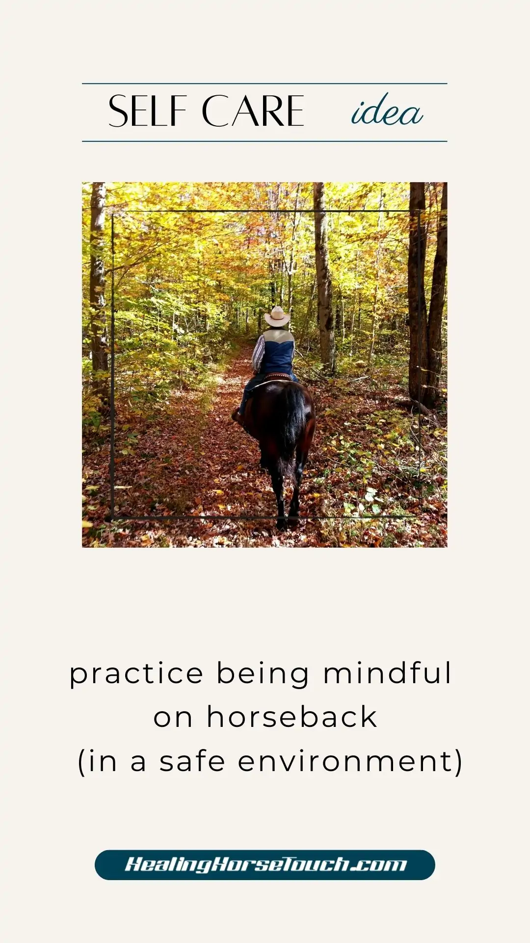 self care with horses